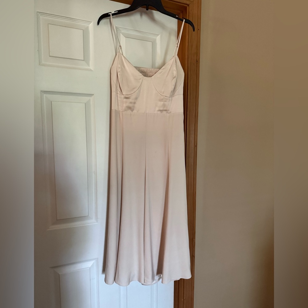 Express Cream Sleeveless Dress